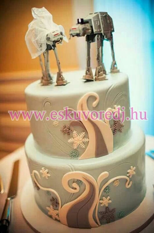 esküvői torta star wars fanatic wedding cake eskuvoredj.hu